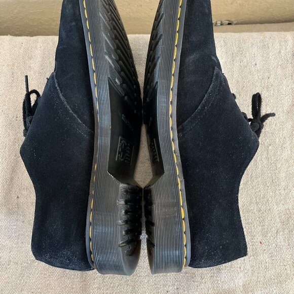 Dr Martens Unisex Black Raw Nubuck Suede 1461 Aw004 Oxfords Sz 12M 13W - Picture 6 of 13